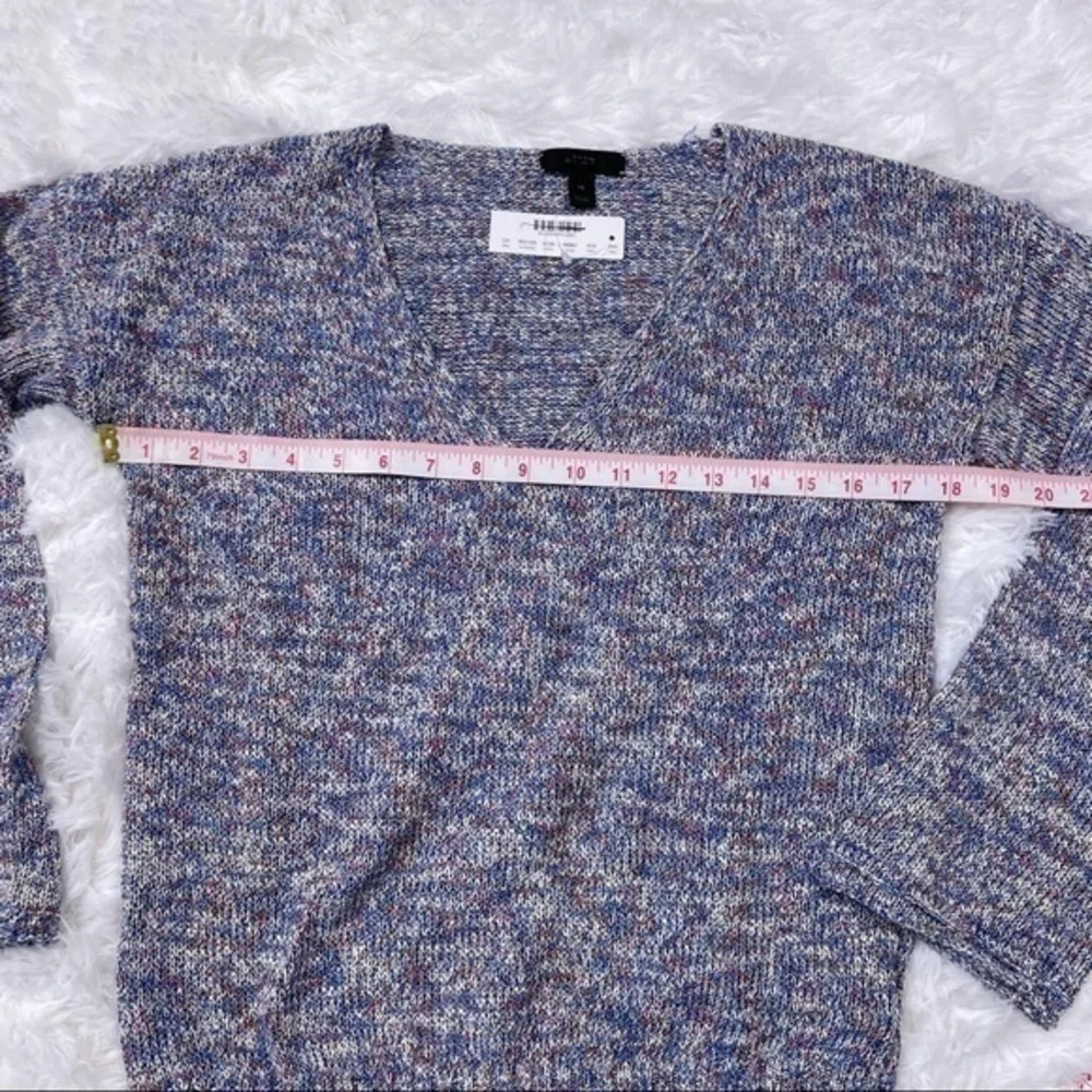 New J Crew Marled Flare Sleeve Sweater XS H8986 - Picture 9 of 9